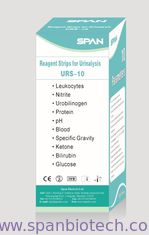 URS-10 Test ,Leukocytes/Nitrite/Urobilinogen/Protein/pH/Blood/Specific Gravity/Ketone/Bilirubin/Glucose